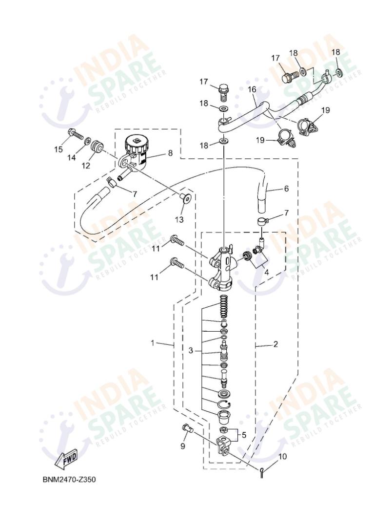 REAR MASTER CYLINDER